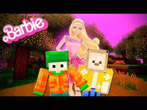 Probando el TEXTURE PACK de BARBIE en MINECRAFT