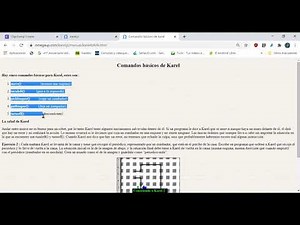 Karel lección 1: conociendo a karel