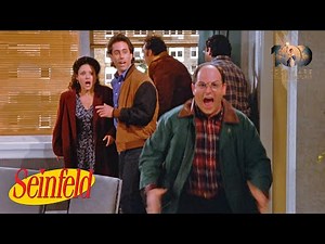 Man falls on George's car | Seinfeld (1989)