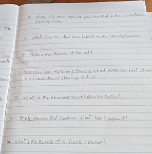 Name the two types of gear box used in the conventional steerin... | Filo