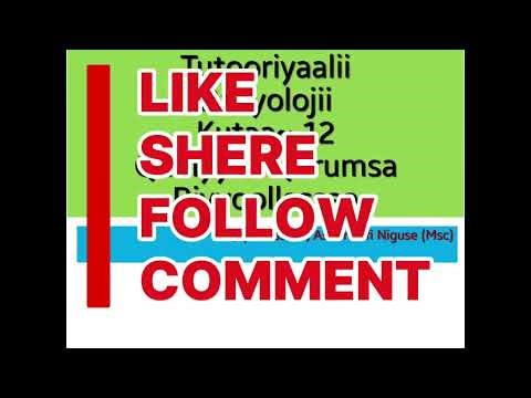 Biology Tutorial For Ethiopian Grade 12 Students