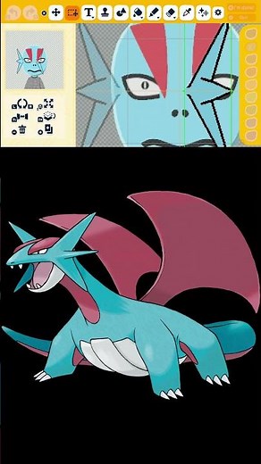 How to make Salamence from Pokemon #salamence #pokemon