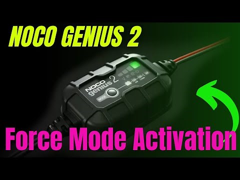 How to Activate Force Mode - Noco Genius 2 Battery Charger & Maintainer