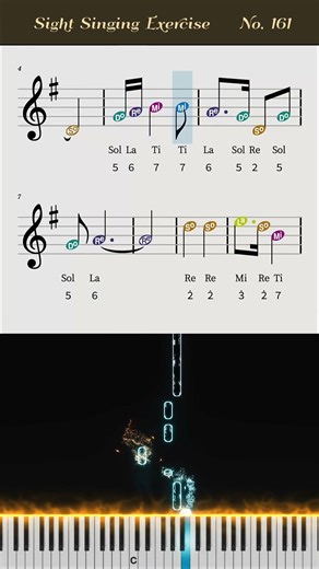 Daily Sight-Singing Exercise No.161 | One Sharp (Key G)