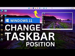 How to Change Taskbar Position on Windows 11? | Taskbar to the Top