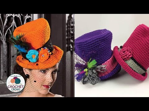 Tea Party Chic: Simple Diy Crochet Top Hat Tutorial
