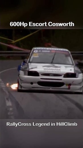 600Hp FORD Escort Cosworth RX Monster HillClimb Attack 🔥