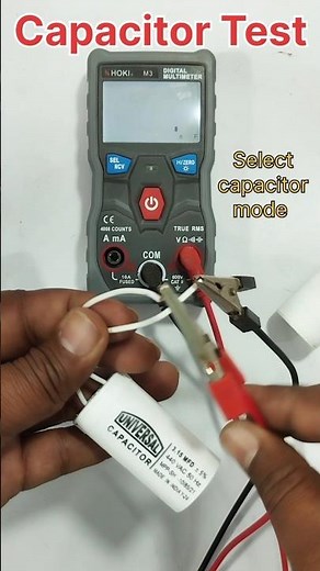 How to Test Capacitor using Digital Multimeter | Capacitor Check Kaise Karen | capacitor