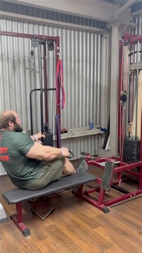 Full stack single arm row. #gymtok #andreysmaev #gymmotivation #back #row