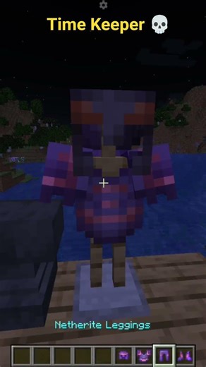 TIME KEEPER ⏳ | Epic Minecraft Armor Trim Design | Minecraft Shorts