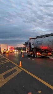 Two trucks involved in a crash just before Warden coming from Harrismith side. One lane obstructed causing heavy delays. Traffic backed up | SA Trucker
