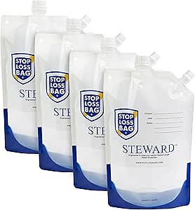 4 StopLoss Bags for Paint – Airtight, Reusable, Space-Saving Paint Storage Stop Loss Bags. Easy Pouring, Mixing & Dispensing. Durable for Home, DIY, and Professional Painters. 4 Pouches, 1 Liter Each