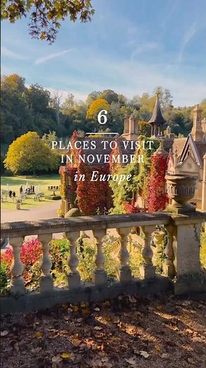 6 European Destinations You NEED to See in November #shorts #travel #bucket list