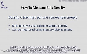 如何测量体积绝对密度 How to measure bulk absolute density 双语翻译