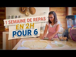 Batchcooking : Comment je Nourris ma Famille de 6 en 2h par Semaine