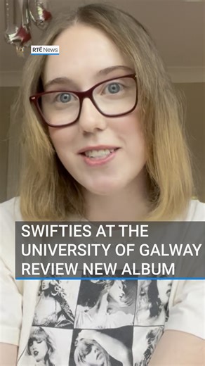Swifties around the world have been eagerly digesting the star’s new album. ‘The Life of a Showgirl’ dropped at 5am, with many fans setting early alarms to be among the first to hear it. Caitlin, Aoife and Isabella from the University of Galway’s Swiftie Society sent us their review. #taylorswift #swiftie #thelifeofashowgirl | RTÉ News