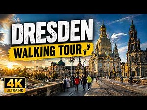 Dresden Walking Tour 🇩🇪 Old Town, Zwinger & Frauenkirche | Spring 4K60 HDR