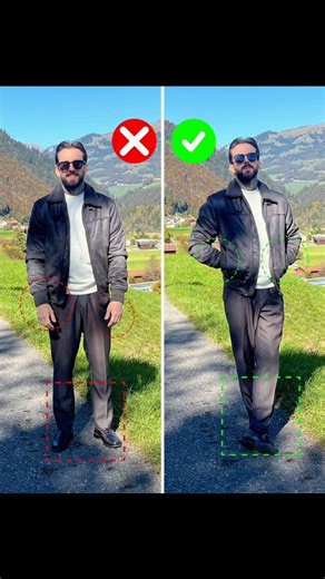 Men With Guide on Instagram: "Always freezing up when it’s time to pose? Let’s fix that—once and for all. Save this post so you never mess up a photo again.📸 #photography #photo #posing #positioning #imagery #stylishpose #styleguide #menwithguide"