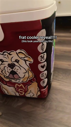 Frat Cooler Painting Reveal: Creativity in College Life