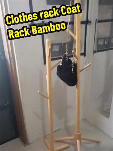 Clothes rack Coat Rack Bamboo #clothesrack