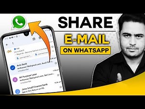 how to send email message to whatsapp number | send email to whatsapp | email share on whatsapp
