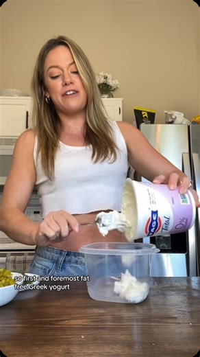 Nicole Hoskens MS, RD on Instagram: "The MOST viral protein recipe on my page with over 4mill views on both profiles is the protein pickle dip! 1.5 cups Greek yogurt 1/4 cup dill 2 garlic cloves 1/2 tsp Dijon mustard 1 cup chopped pickles 1-3 tbsp dill pickle juice Black pepper Mix and let firm in fridge for an hour or so Nutrtion facts for the whole dip 215kcal 36g protein 12g Cho, 2g fiber #viralfood #proteinrecipe #pickledip"