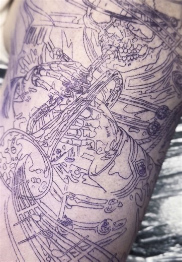 Music Teacher's Marching Band Tattoo Inspiration