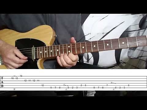 How To Play The Guitar Solo From LUCKY MAN By ELP