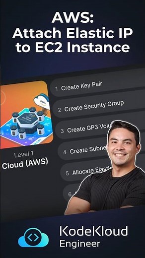 AWS: Attaching Elastic IP to EC2 Instance | KodeKloud Engineer | AWS Series#10