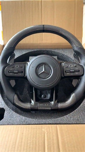 Mercedes-Benz Carbon Fiber Steering Wheel Upgrade | Custom Performance Interior Mod