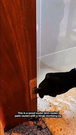 Perfect Door Hinge Routing Process