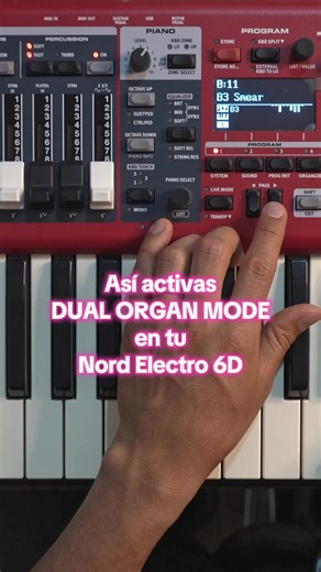 Dual #organ mode en tu #nordelectro 6D ✨ ASÍ👉🏻#alangiestudio #musicproducer #musica #musicstudio #tiktokmusic #tiktokmusician #nordelectro6d #nordstage