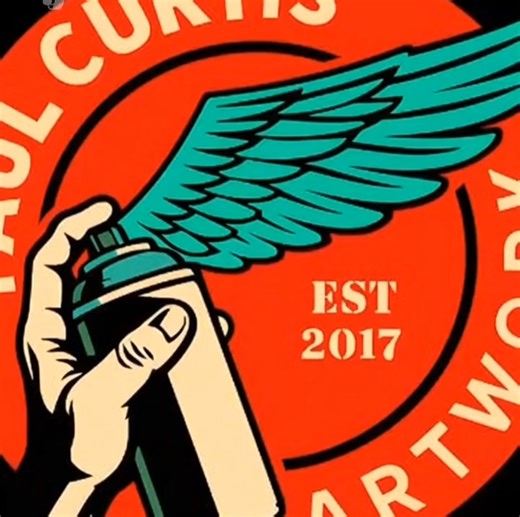 🥳 MY NEW LOGO! 🥳 🎉 I’m excited to finally reveal the new logo for Paul Curtis Artwork. I can’t afford a glitzy launch party, so I have had to make do with this post. After nearly a decade with the old design, this update was long overdue. Many of you took part in the recent poll, and your feedback helped shape the final result. The old logo was a quick PowerPoint job, slapped together for a magazine article deadline. It did the job, but it was basically just text and didn’t really reflect the