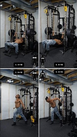 CHEST Day Workout With The Cable & Smith Machine!