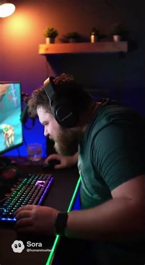 Man Smashes PC (sora2)