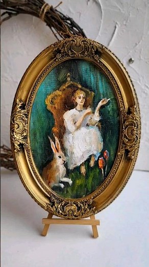 Новая картина из мистической серии Презентация мастер-класса по живописи #art #painting #oilpainting