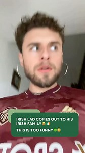 That sure is one way to do it! 🤣 Anyone have any funny coming out stories? Let us know in the comments or else leave a like for more relatable irish humour ☘️ 🎥: evan_traynor on Tiktok #ireland #funny #hilarious #comingout #irishfamily #relatable #irish | IrishSupply