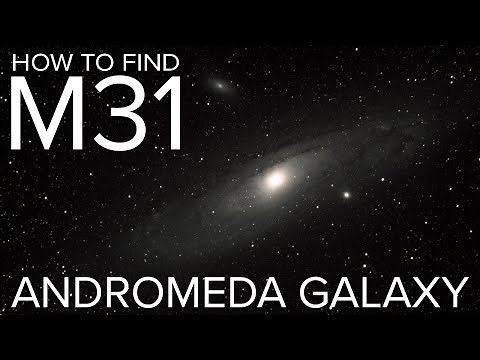 How to Find M31 Andromeda Galaxy- Telescope and Image Space with a Camera