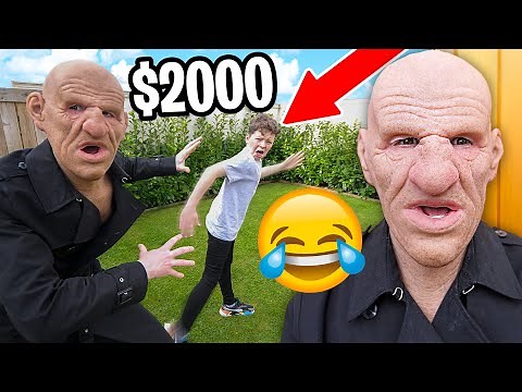 $2000 REALISTIC mask PRANK on little brother (it worked)..