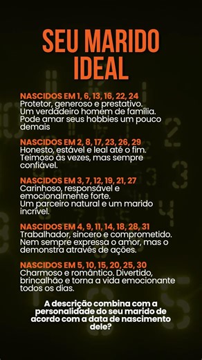 💍 Melhores Maridos pela Data de Nascimento #zodiaco #astrologia #horoscopo #signosdozodiaco