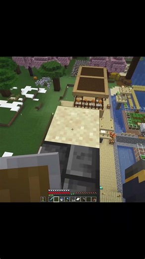 Nailed the landing #minecraft #shorts