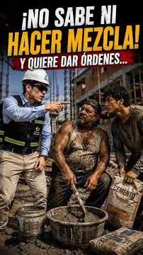 ¡INGENIERO DE PAPEL! ¿Por qué tu "jefe" no sabe ni agarrar una cuchara? #construction #obra