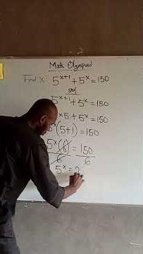 Exponential Equation with Variable as Index #calculus #mathematics #mathshorts