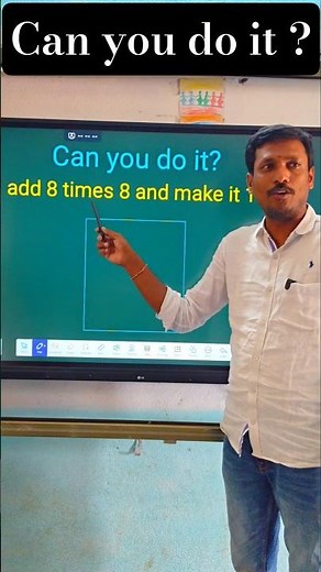 add 8 times 8 and make 1000 / can you do it #shortsfeed #maths #puzzle #school #education