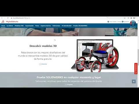 Crear una cuenta Solidworks para utilizar sus programas versión Online