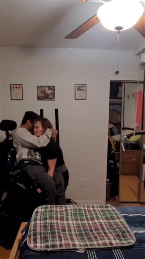 Mother's love to take care of her special needs son hopefully the lift machine system will fix | Este Gal