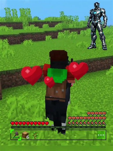 Minecraft but This AI robot is controlling me. #minecraft #shorts