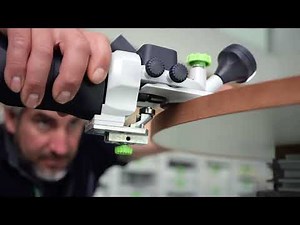 MFKC 700 Quick Guide - Flush trimming of solid wood edges with 1.5° table and guide roller