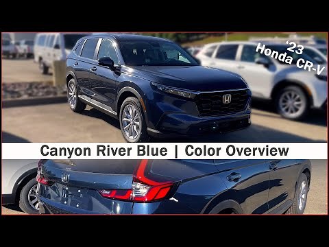 2023 Honda CR-V Canyon River Blue | Color Overview