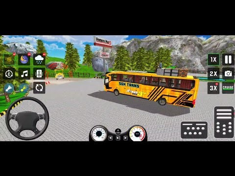 Long Bus, City Bus And School Bus Vs Massive Speed Bumps in the game BeamNG.Drive.